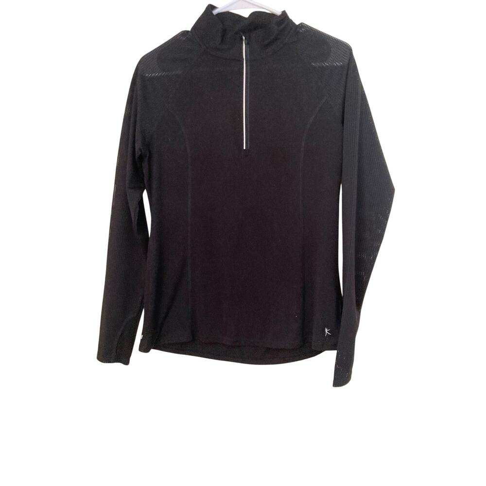 Danskin Now Women's Athletic Top Black Size M (8-10) Top Base Layer